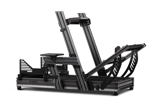Next Level Racing - F-GT Elite Formula & GT Aluminium Profile Simulator Cockpit - Wheel Plate Edition