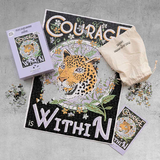 Print Club London x Luckies - Courage is Within Puzzle