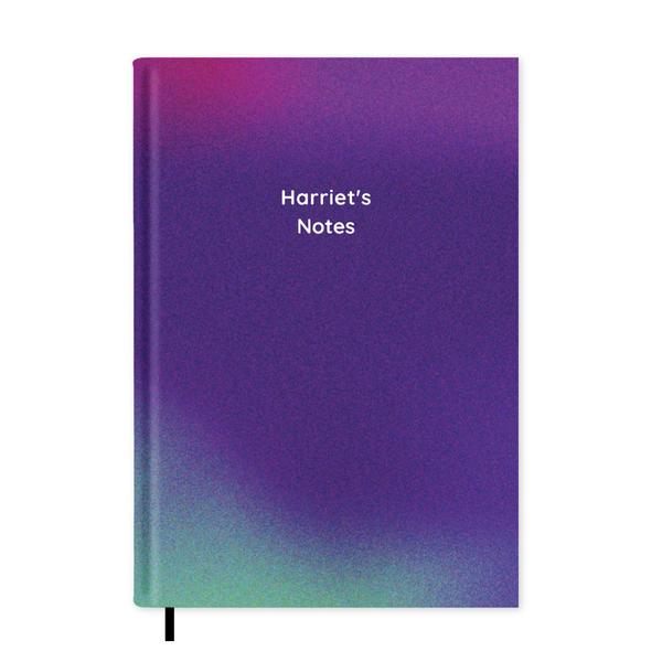 Purple Ombré Notebook A5 - Personalised