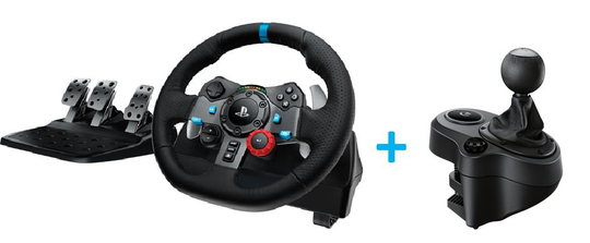 Logitech G29 Driving Force + Driving Force Shifter Bundle For PS3/PS4