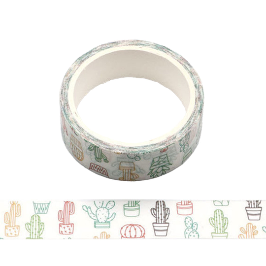 Cactus Plants Washi Tape