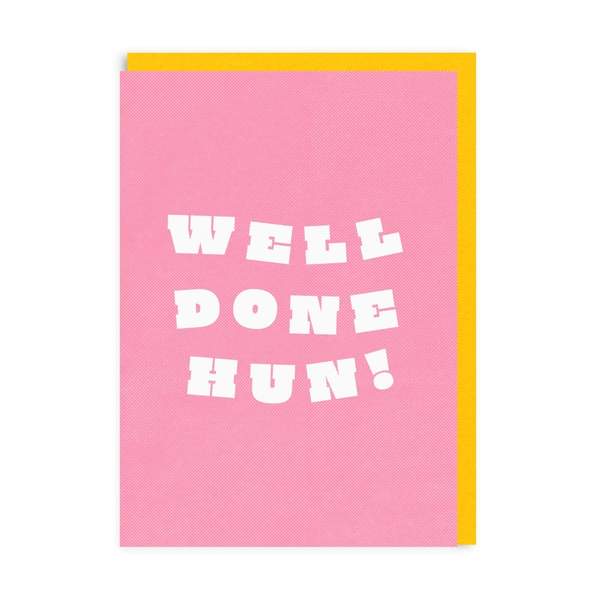 Well Done Hun! Riso Greeting Card