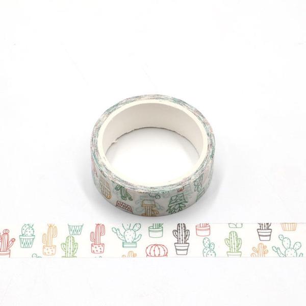 Cactus Plants Washi Tape
