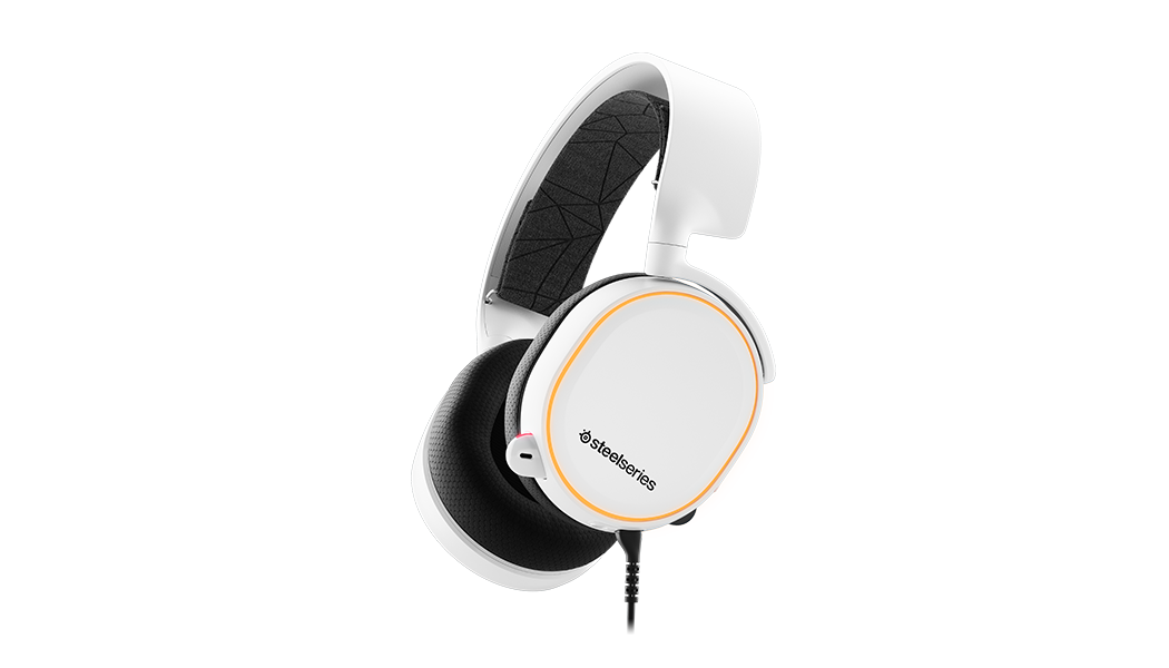 Steelseries - Arctis 5 Gaming Headset - White - E