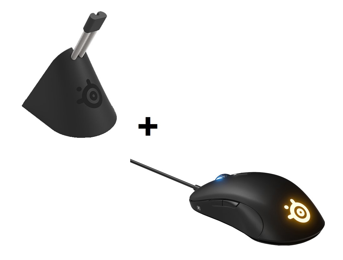 SteelSeries - Sensei Optical Gaming Mouse + ﻿Mouse Bungee Bundle