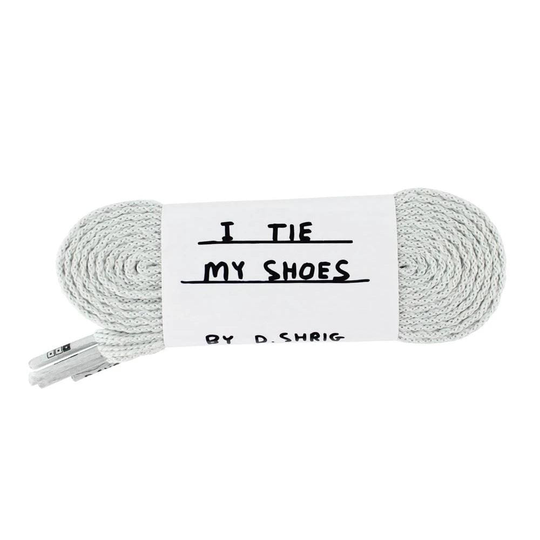 David Shrigley Shoelaces, grey