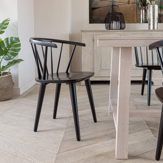 Brunswick Dining Chair – Black (2pk)