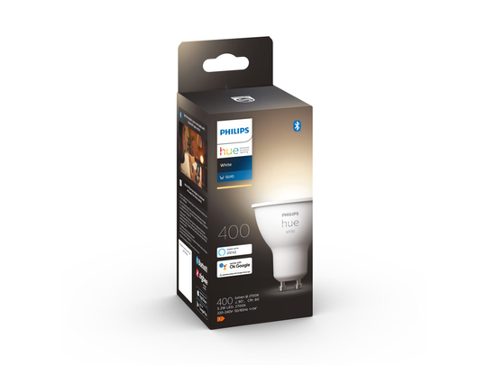 Philips Hue - GU10 Single Bulb - White - Bluetooth