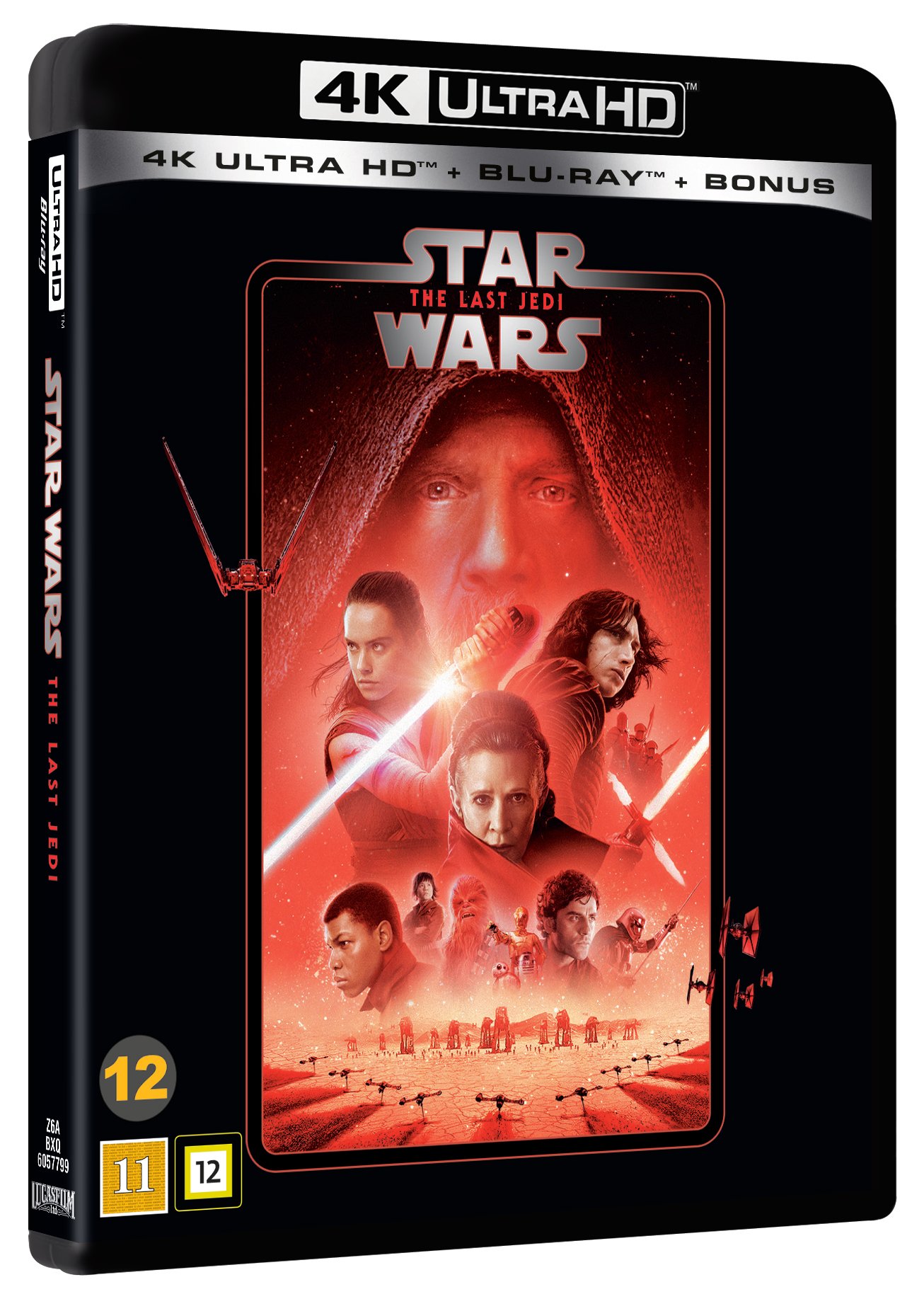 Star Wars: Episode 8 - Last Jedi - 4K Blu ray