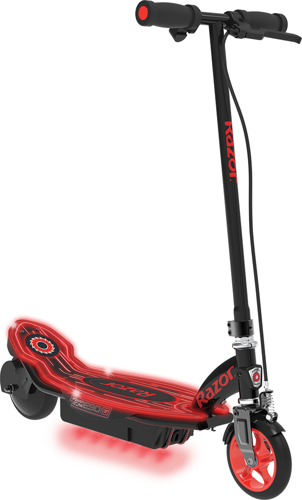 Razor - Power Core E90 Glow Scooter - Black/Red (13173893)