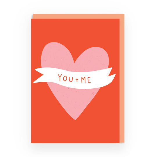You + Me Greeting Card