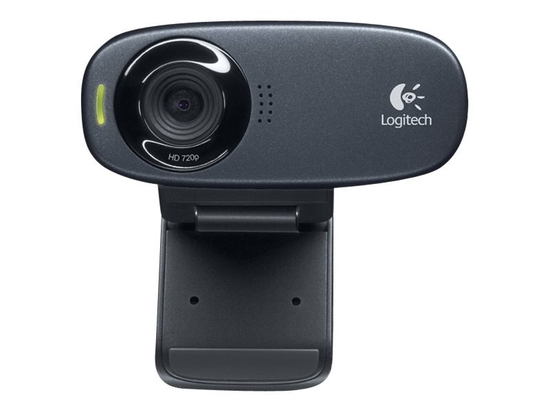 Logitech - C310 Webcam Black USB 2.0