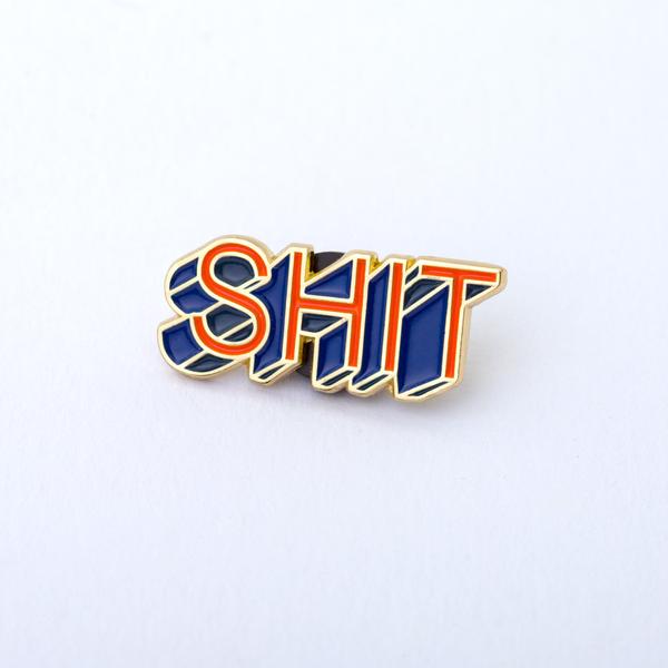Shit Enamel Pin