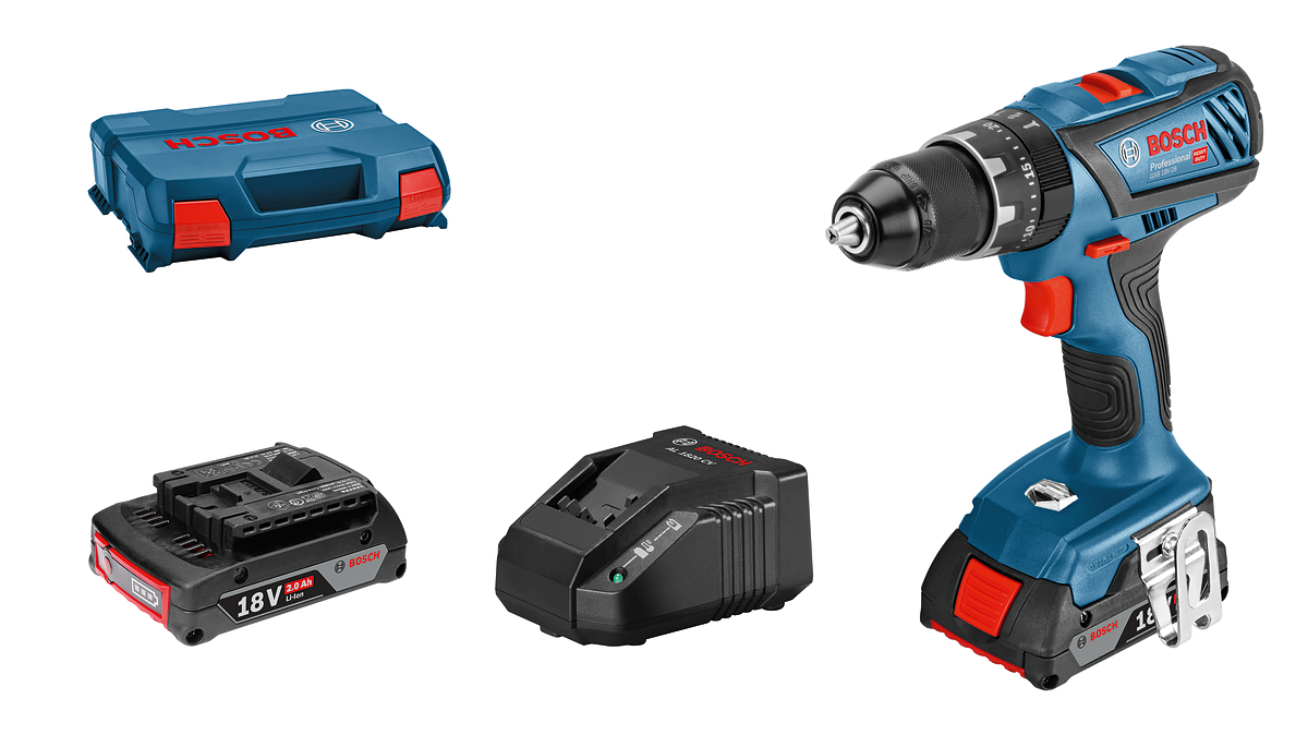 Bosch Professional - GSB 18V-28 - Cordless Combi Driver - Battery & Case Set