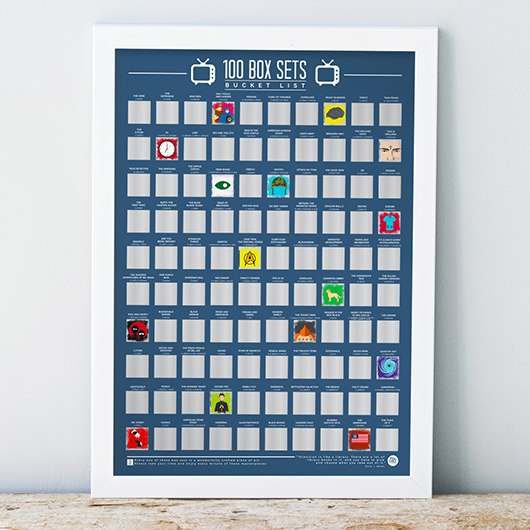 Box Sets Scratch off Poster