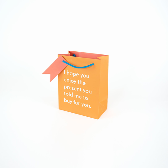 Enjoy The Present Medium Giftbag