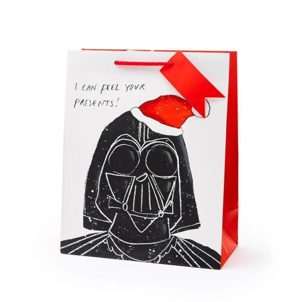 Darth Feel Your Presents Christmas Large Giftbag