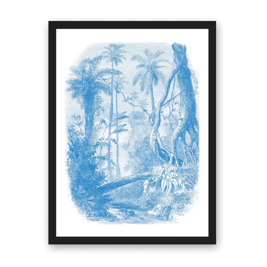 Jungle Print Riso Print, A4