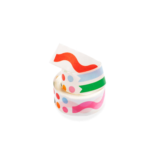 Squiggles and Dots Washi Sticker Tape