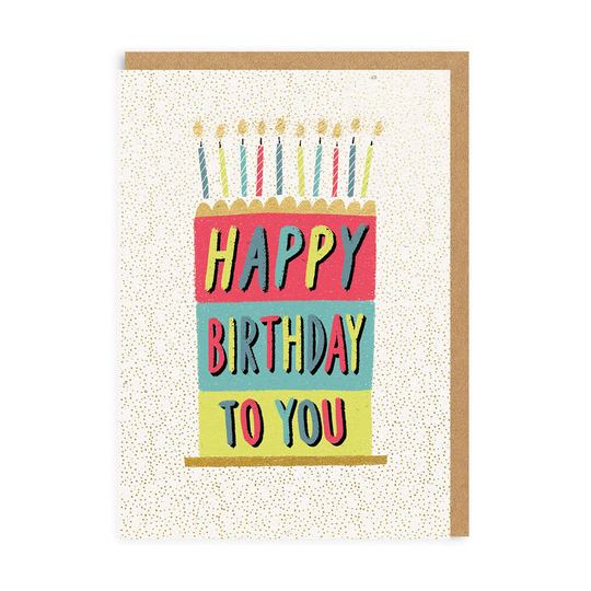 Birthday Cake Greeting Card