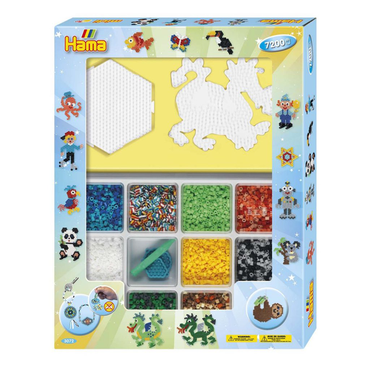 Hama Beads - Midi Giftset 7200 beads - Blue (383072)