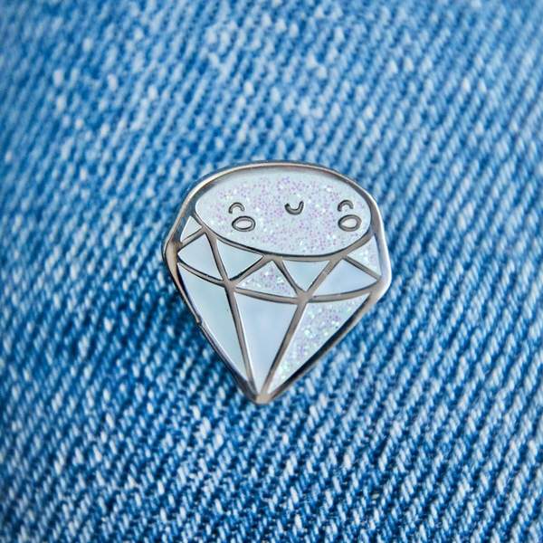 Diamond Enamel Pin