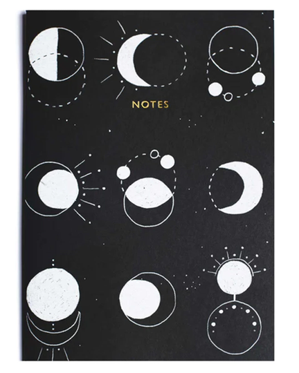 Moon Phases A4ish Notebook