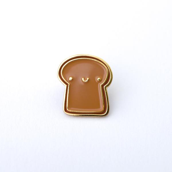 Toast Enamel Pin