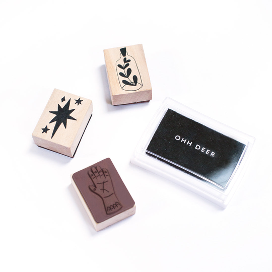 Boho Witch Ink Stamp Set