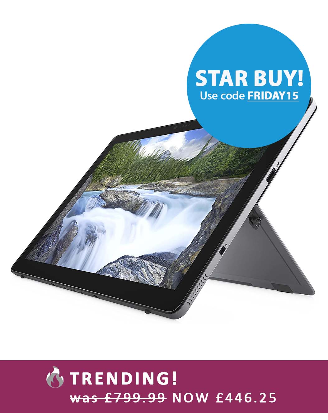 New Dell Latitude 7200 12" i7-8665U 2-in-1 Notebook PC 16GB 512GB
