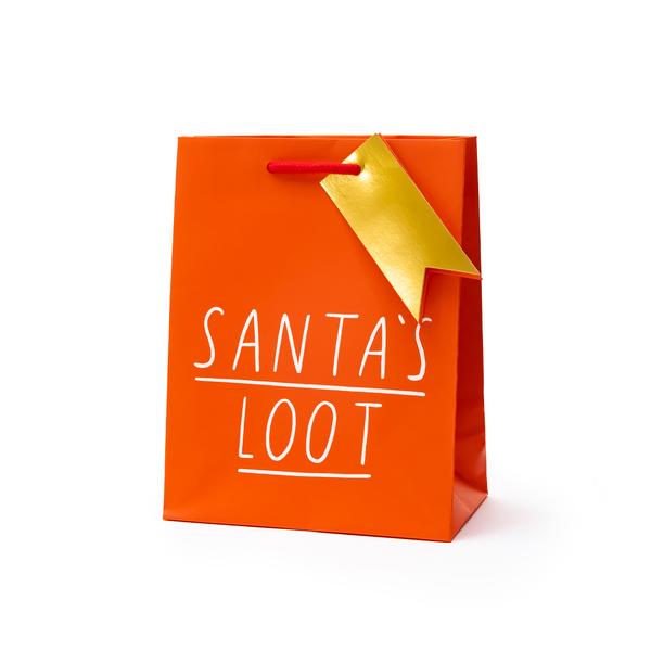 Santa's Loot Medium Christmas Giftbag
