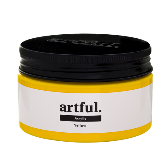 Artful Acrylic Paint 100ml, Yellow