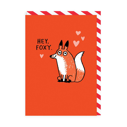 Hey Foxy Greeting Card