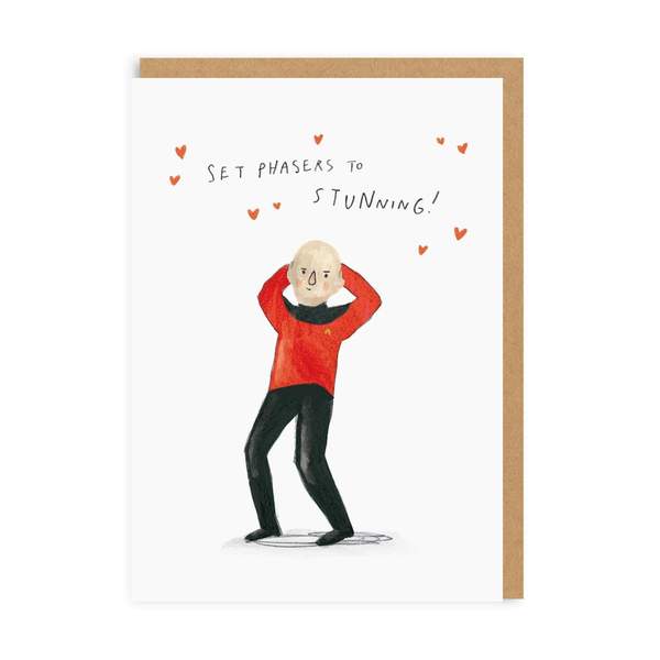 Set Phasers To Stunning Greeting Card