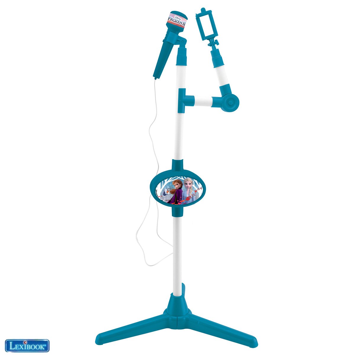 Lexibook - Frozen microphone with luminous stand, built-in speaker, sound effects (S150FZ)