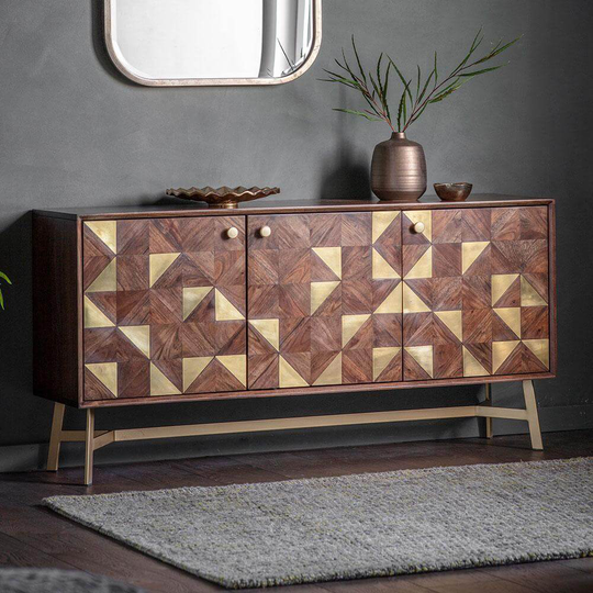 The Brass 3 door Sideboard