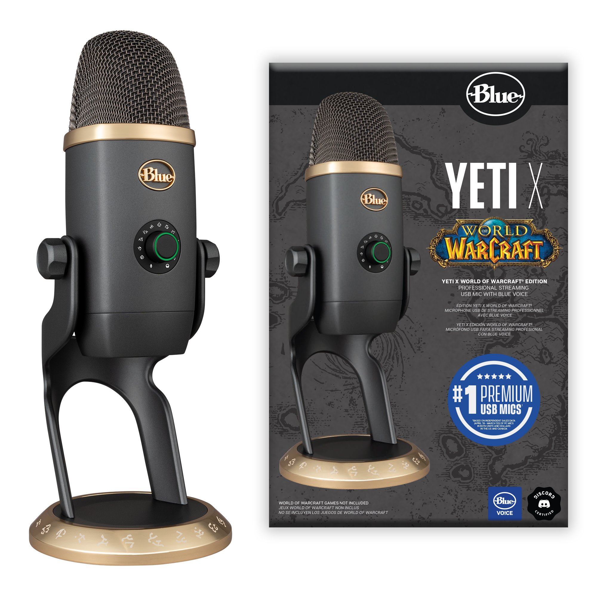 Blue - Microphone Yeti X World of Warcraft Edition