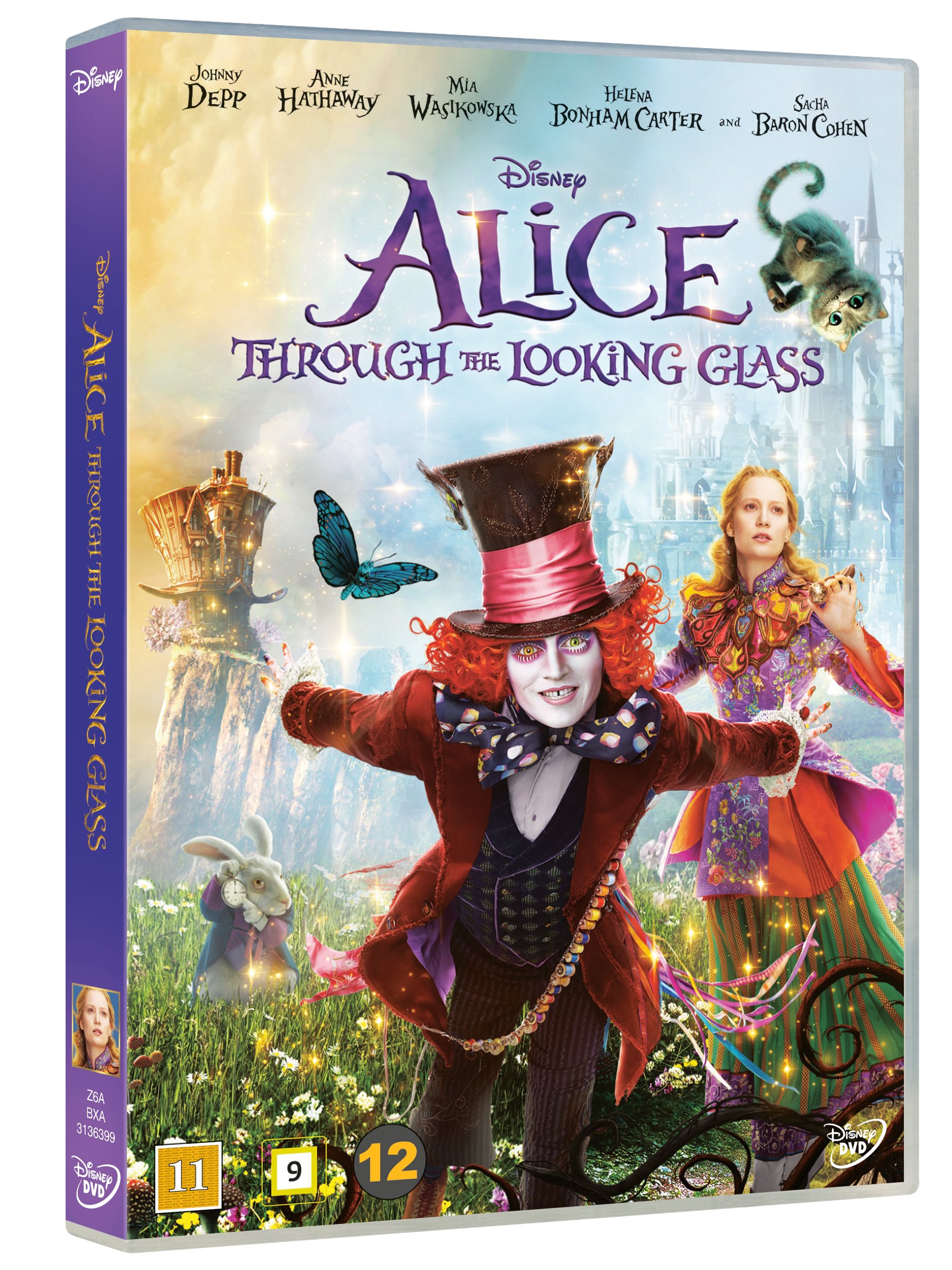 Alice through the looking glass/Alice i Eventyrland: Bag spejlet - DVD