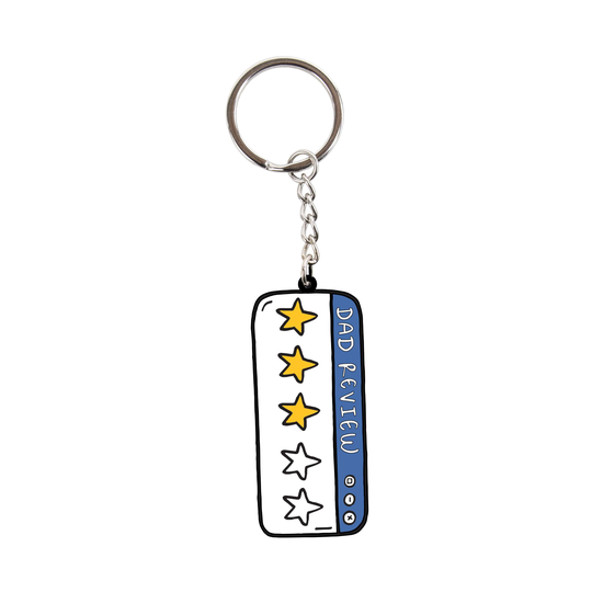 Dad Review Keyring