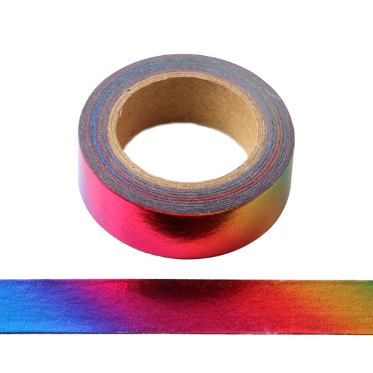 Rainbow Foil Washi Tape