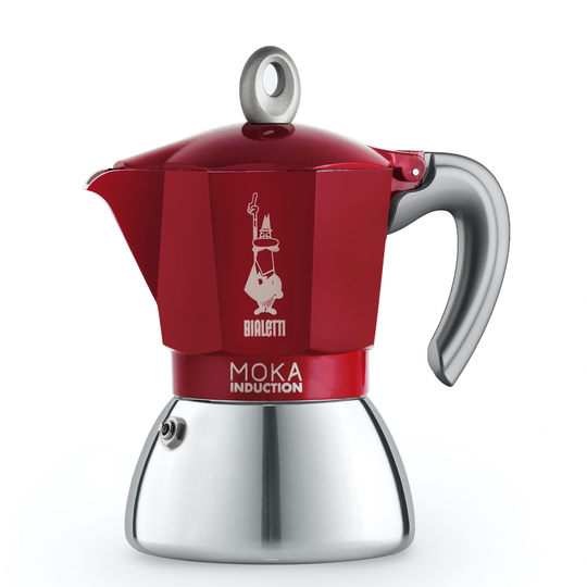 Bialetti - Moka Induction Edition 2.0 - 6 Cups - Red (6946)