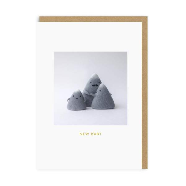 New Baby Mountains Greeting Card