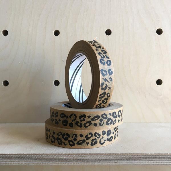 Leopard Print Kraft Tape
