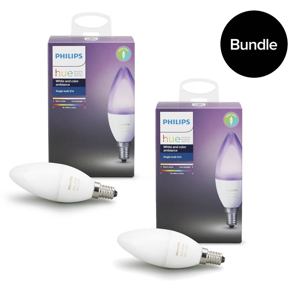 Philips Hue -2x E14 White & Color Ambiance - Bundle