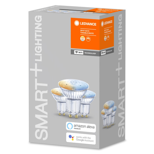Ledvance - Smart+ GU10 3Pack Turnable White - Wi-Fi