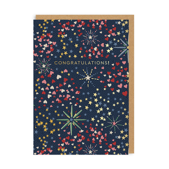 Cath Kidston Congratulations! Stars A6 Greeting Card