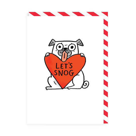 Let's Snog Greeting Card