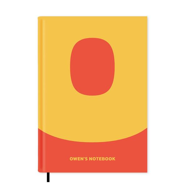 O is For Personalised Notebook A5