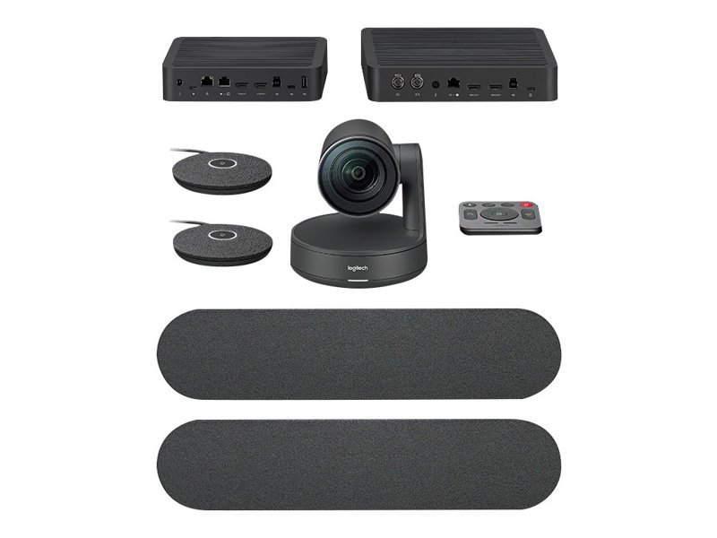 Logitech - Rally Plus Ultra-HD ConferenceCam - BLACK