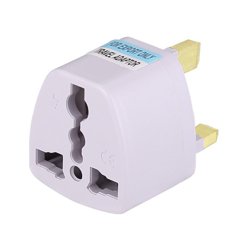 Universal Travel US AU EU Plug AC Power Socket to UK Plug Adapter Travel Charger